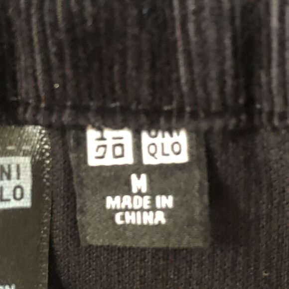 UNIQLO Women’s Drawstring Waist Skinny Leg Corduroy Pull-on Pants Size Medium - Picture 3 of 15